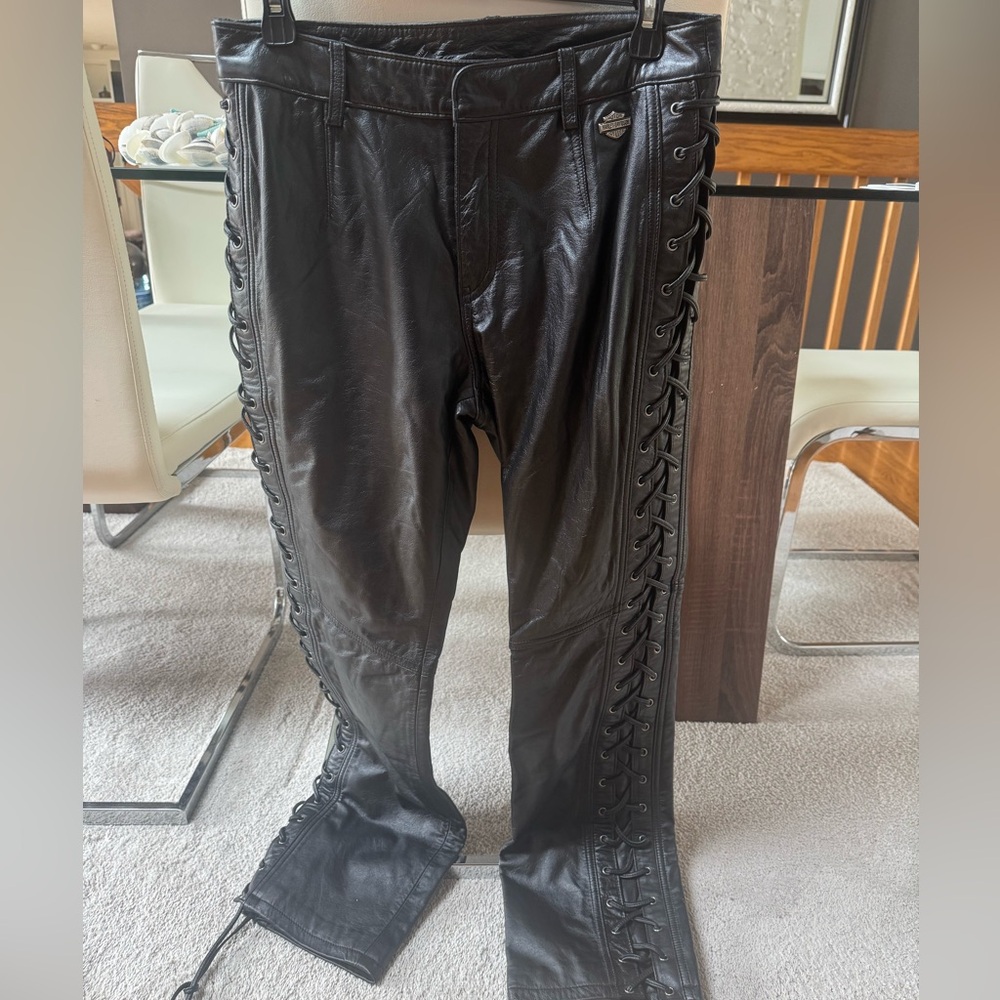 Harley-Davidson Dark Leather Trousers